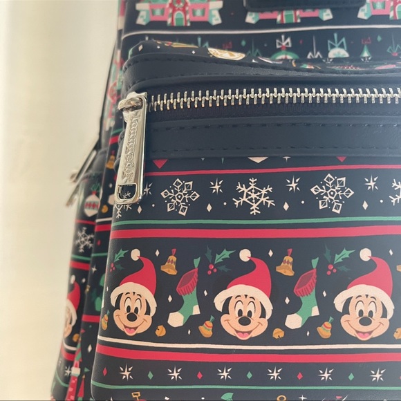 Disney Parks 2020 Christmas Holiday Loungefly Mini Backpack main image 6